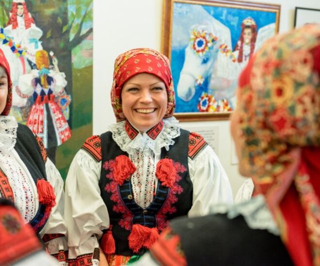 Folklorní paleta Zdeňka Hudečka