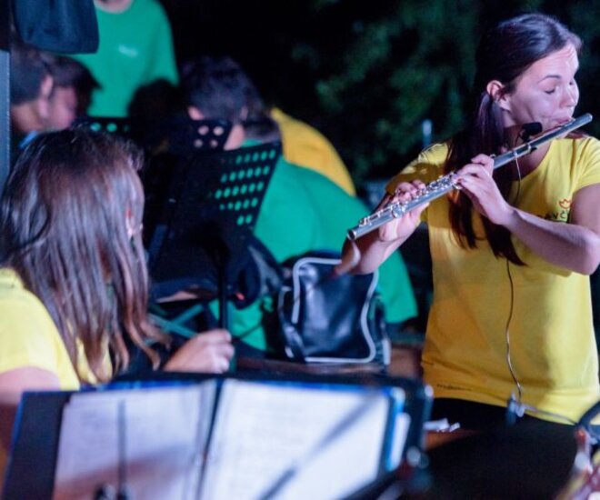 Koncert kapel Děvčice a Frajeři